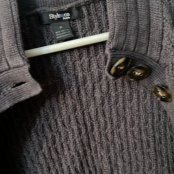 Style & co petite size M sweater button down - Picture 9 of 9